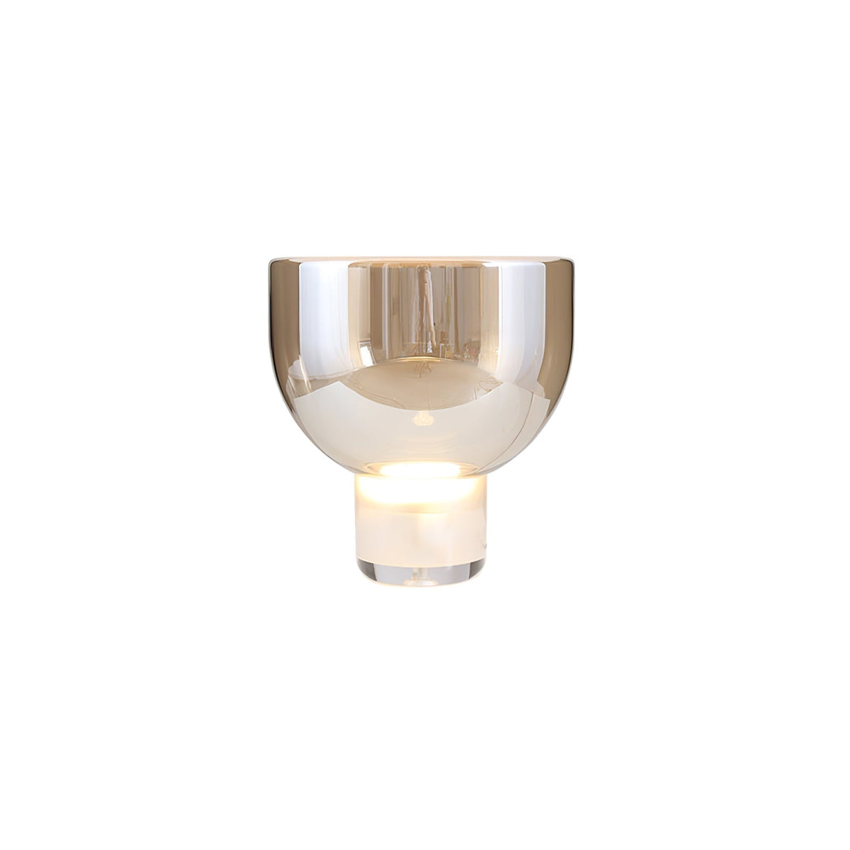 Cavm lámpara de mesa elegante de vidrio