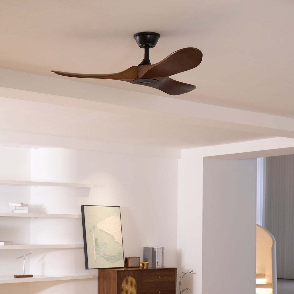 Aviona Ventilador de techo con madera