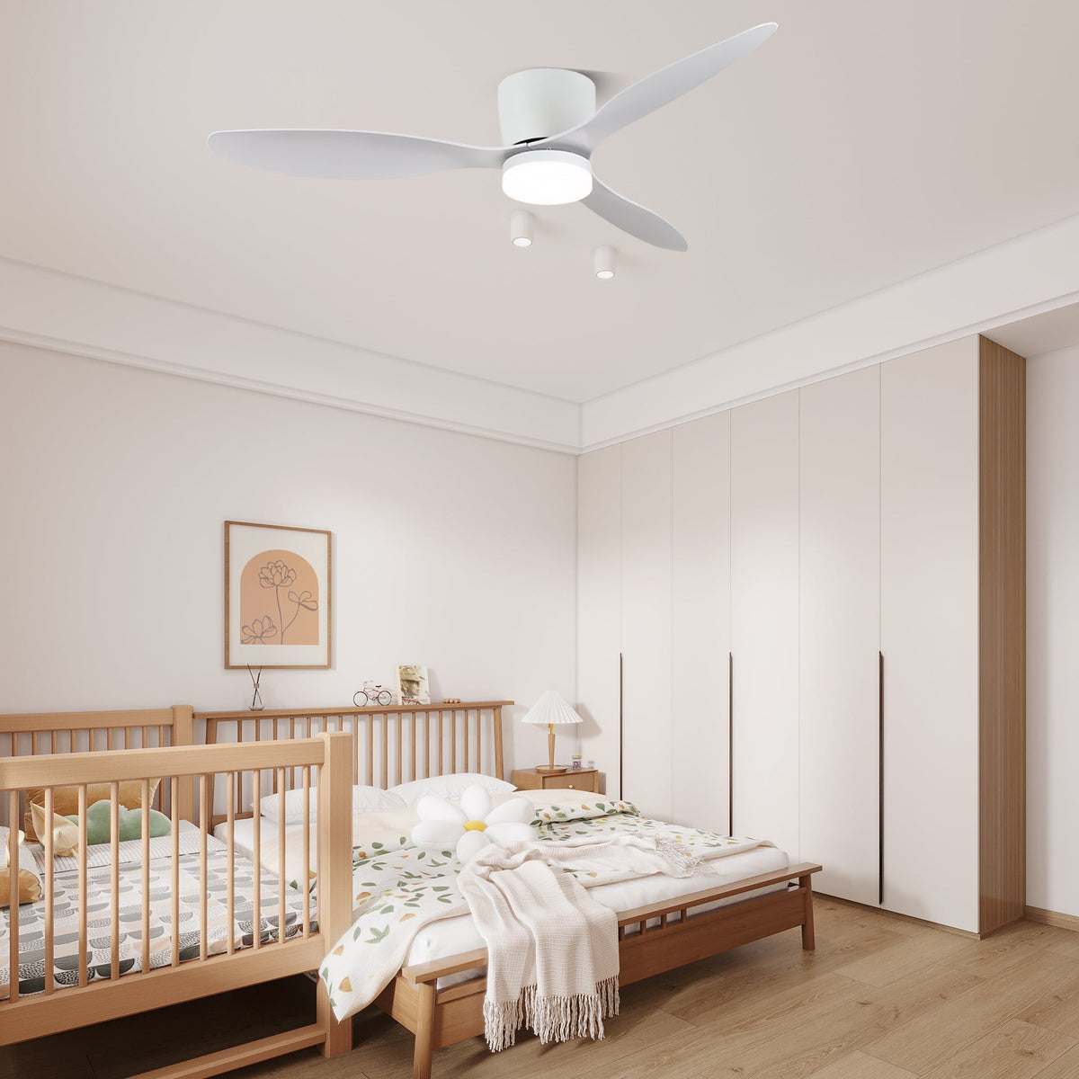 Knox ventilador de techo con luz minimalista
