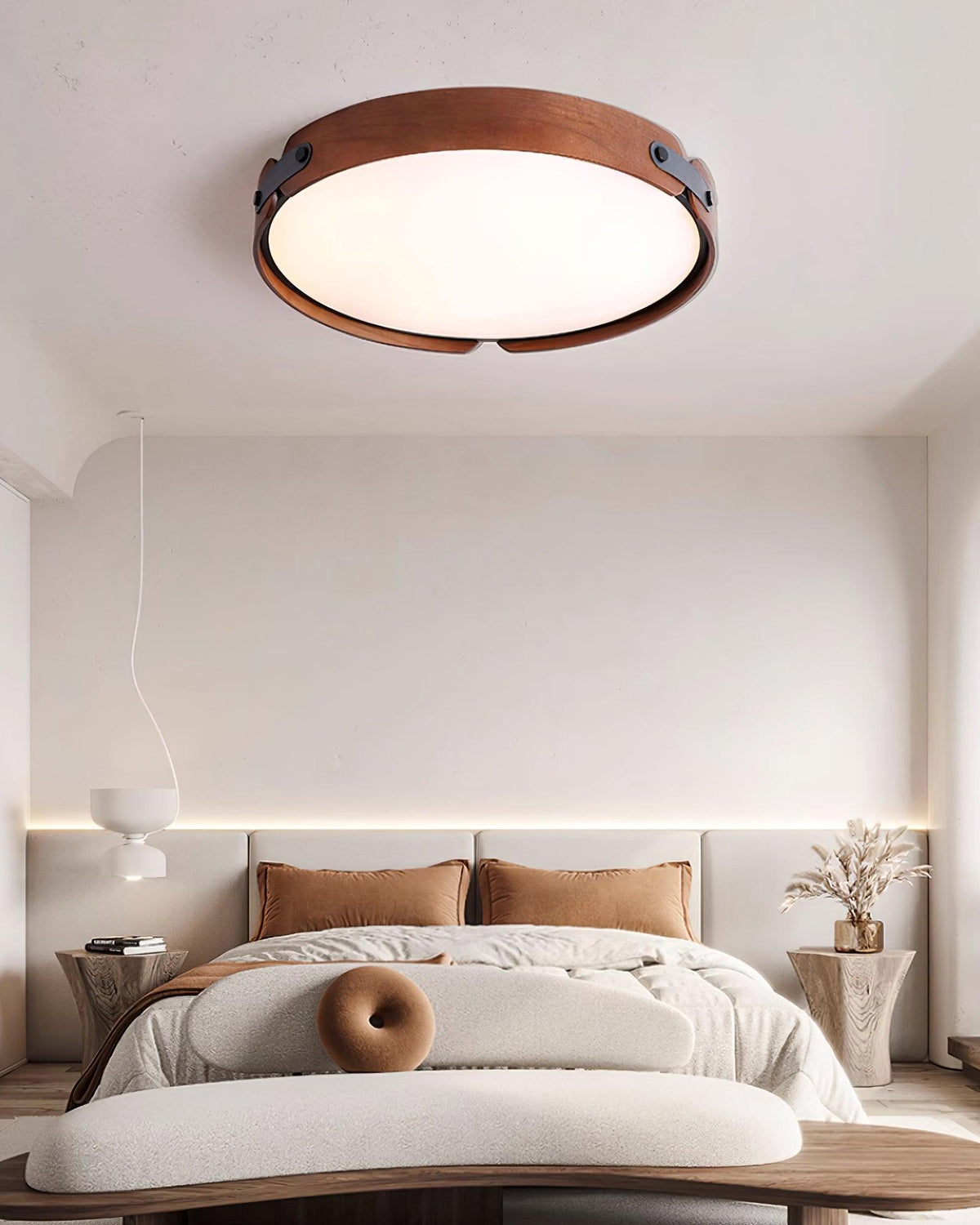 Edan lámpara de techo moderna minimalista de madera
