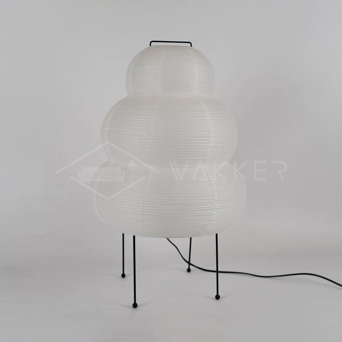 Tranquilux lámpara de mesa de papel inspirada en Japón