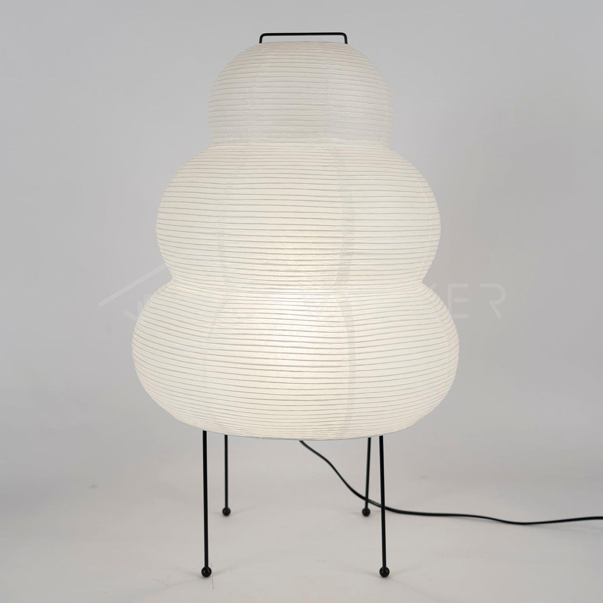 Tranquilux lámpara de mesa de papel inspirada en Japón
