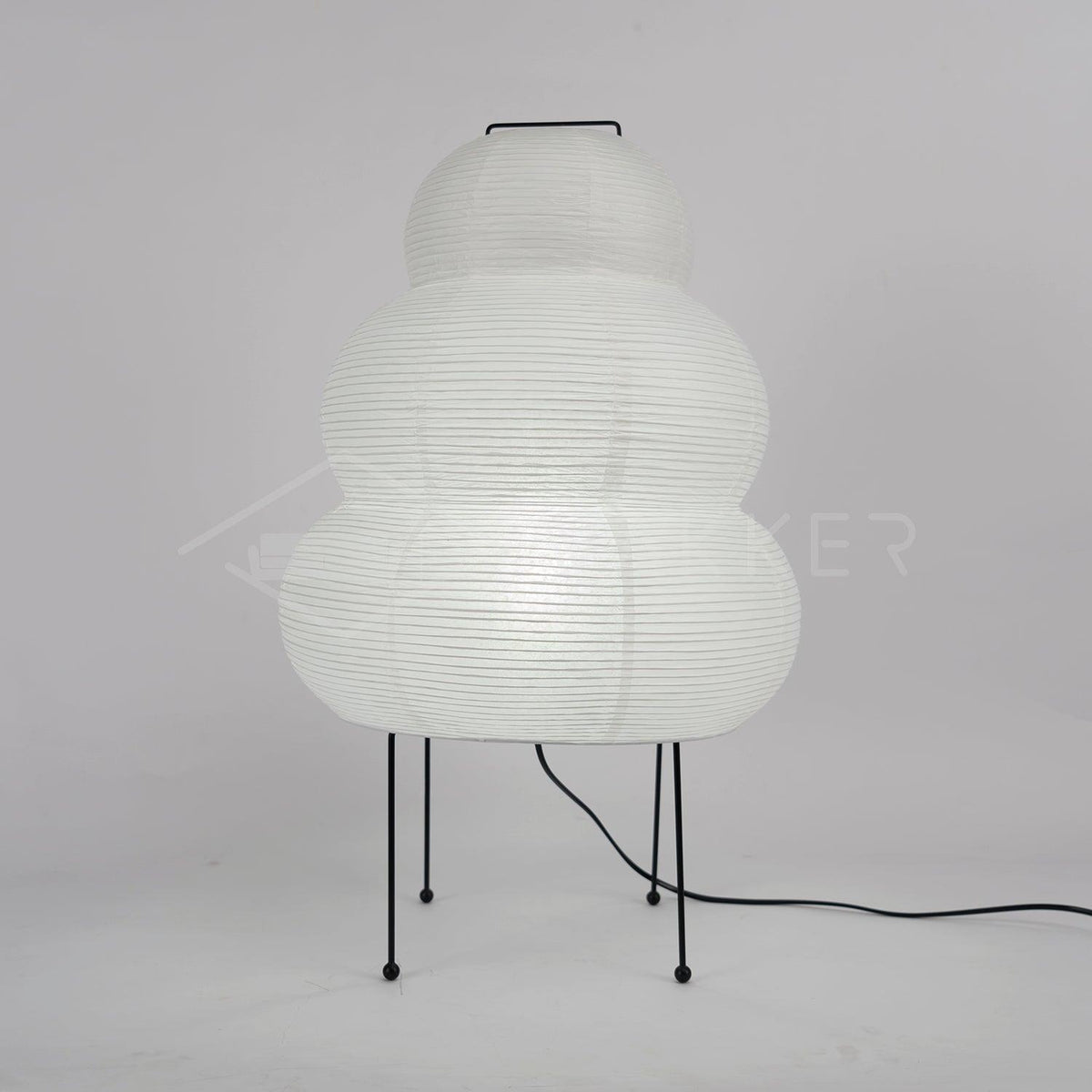 Tranquilux lámpara de mesa de papel inspirada en Japón
