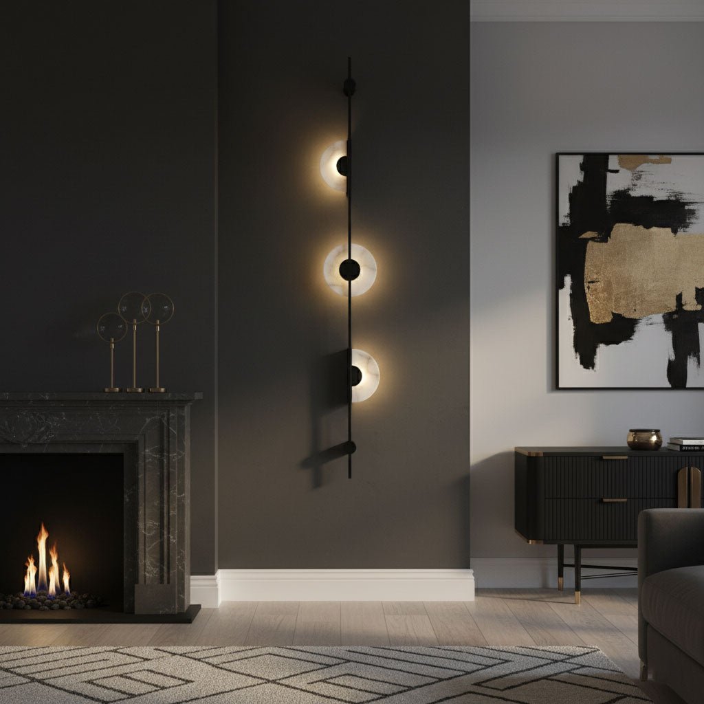 Neron aplique de pared vertical alabastro
