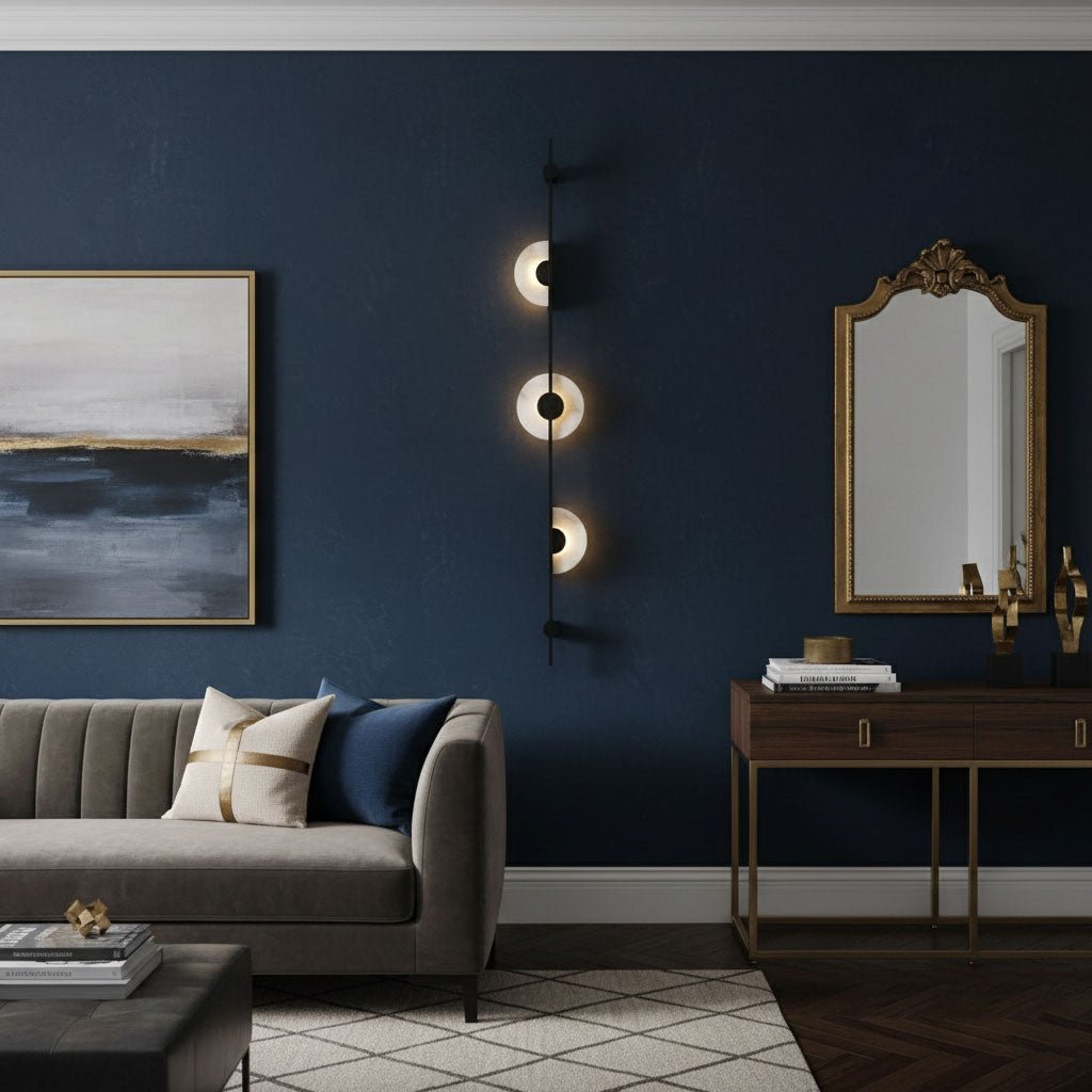 Neron aplique de pared vertical alabastro
