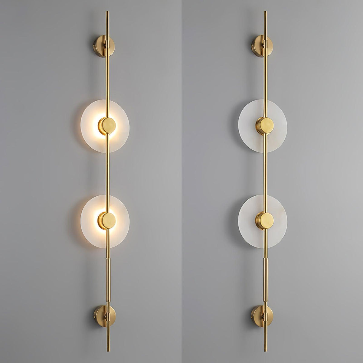 Neron aplique de pared vertical alabastro