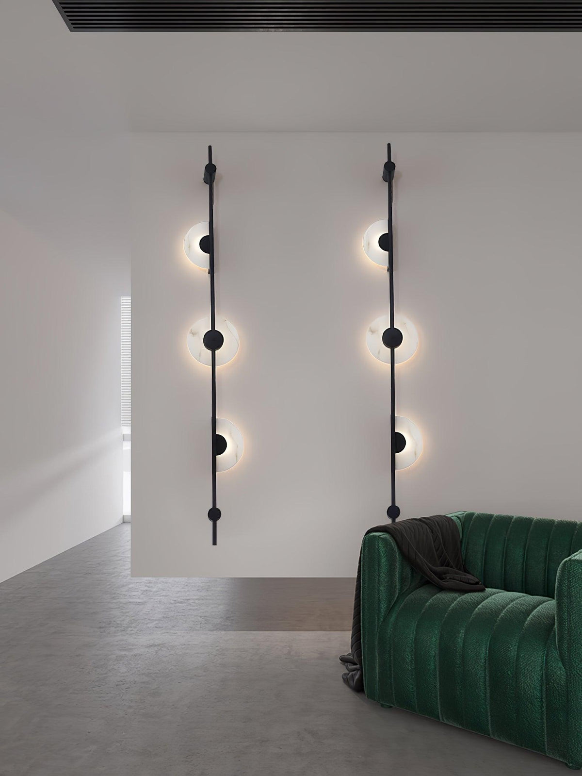 Neron aplique de pared vertical alabastro