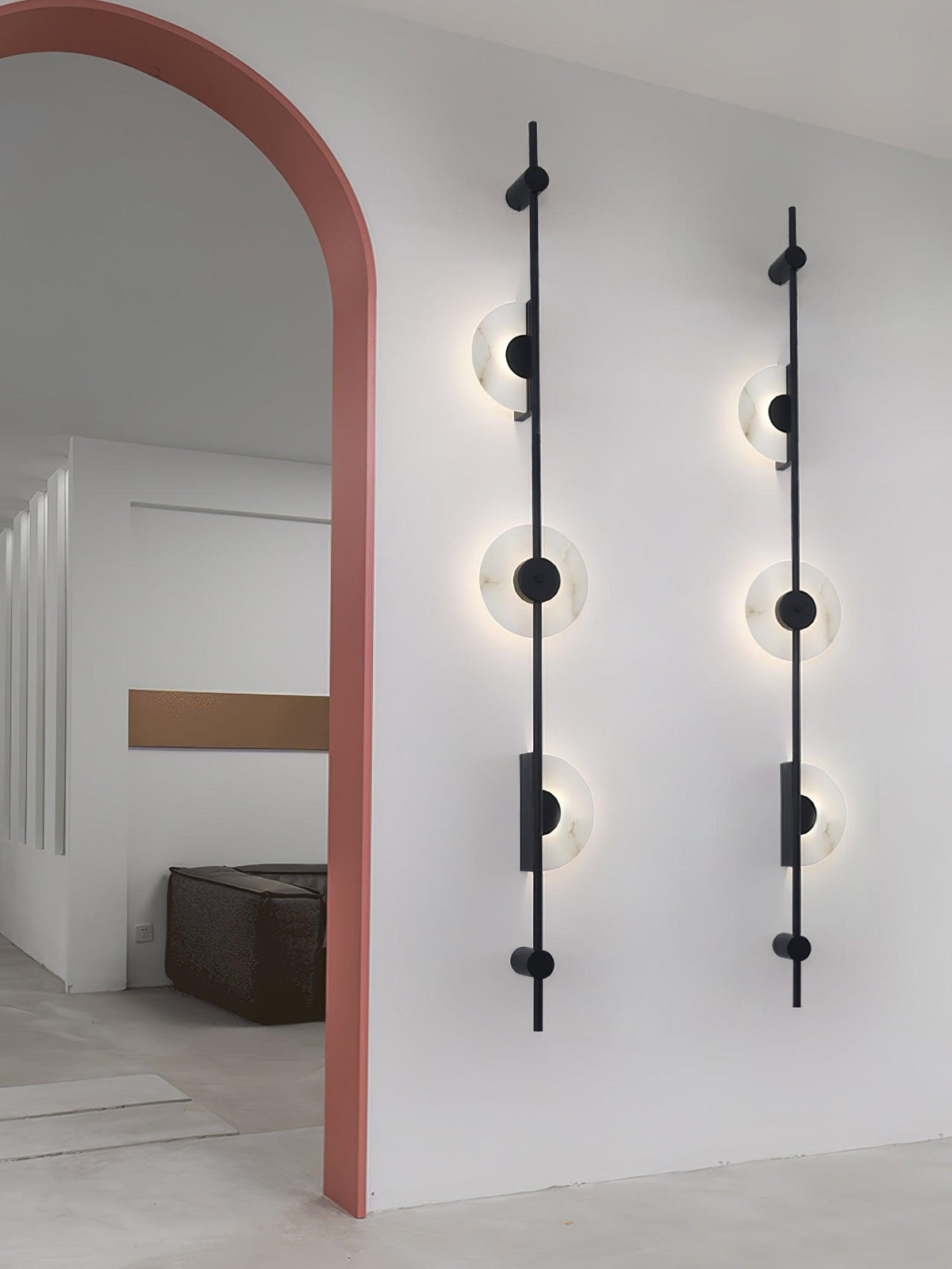 Neron aplique de pared vertical alabastro