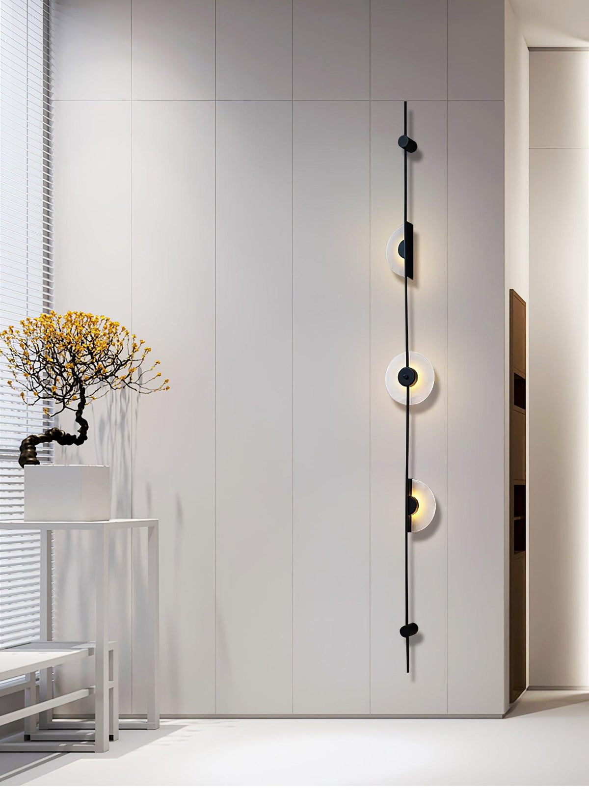 Neron aplique de pared vertical alabastro