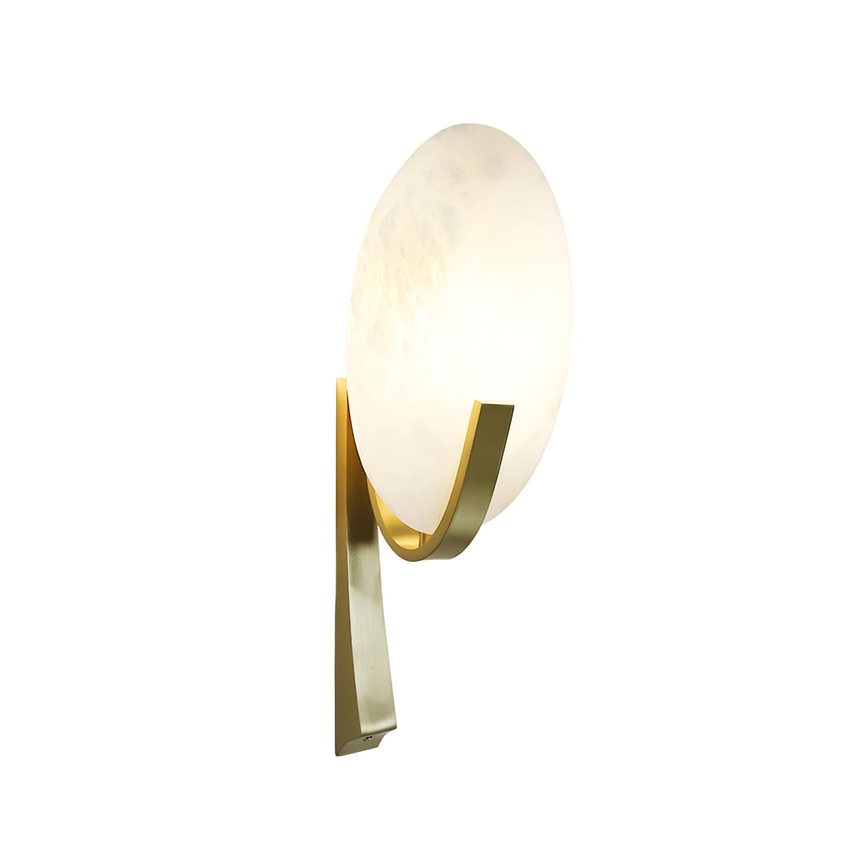 Avey aplique de pared moderno en alabastro con enchufe US