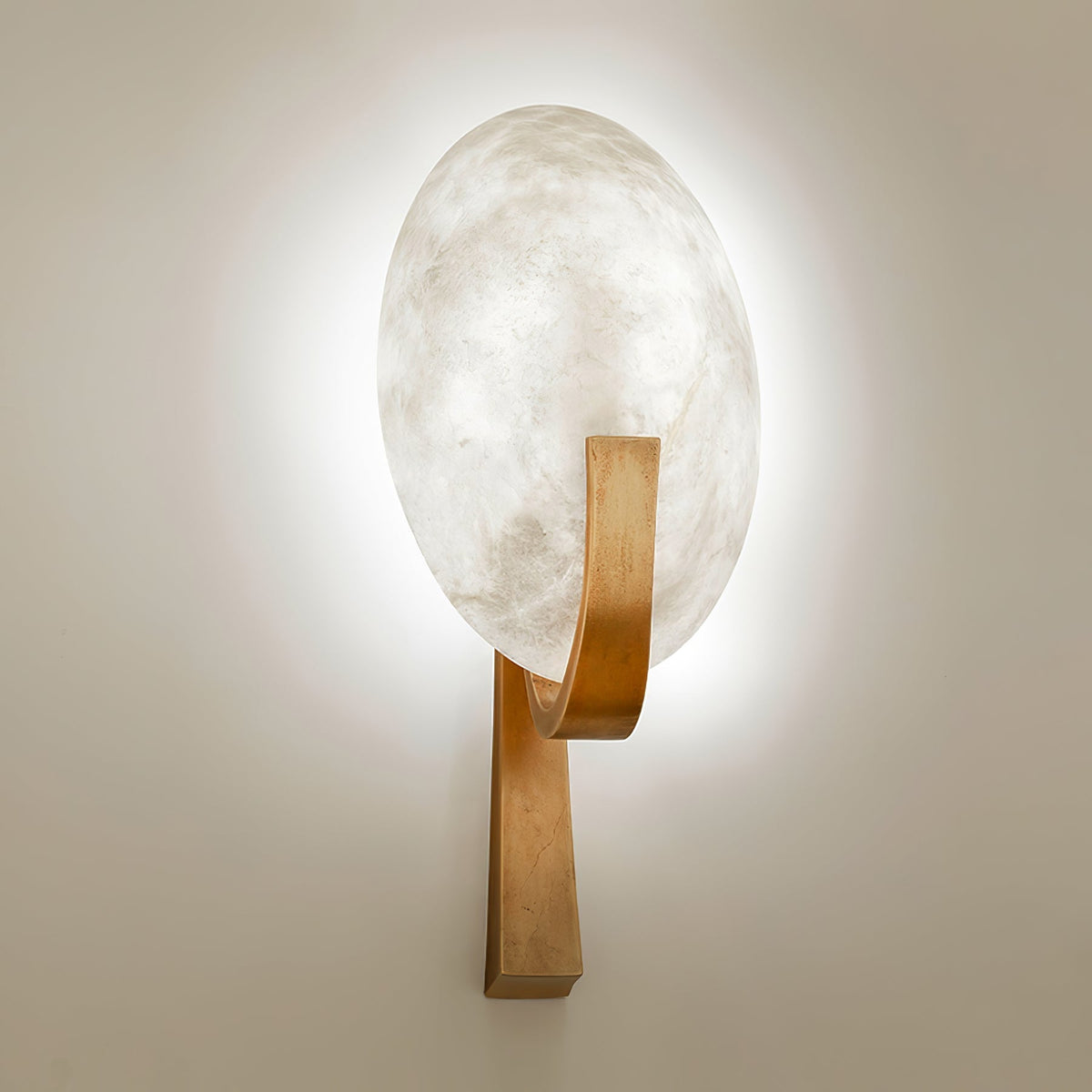Avey aplique de pared moderno en alabastro con enchufe US
