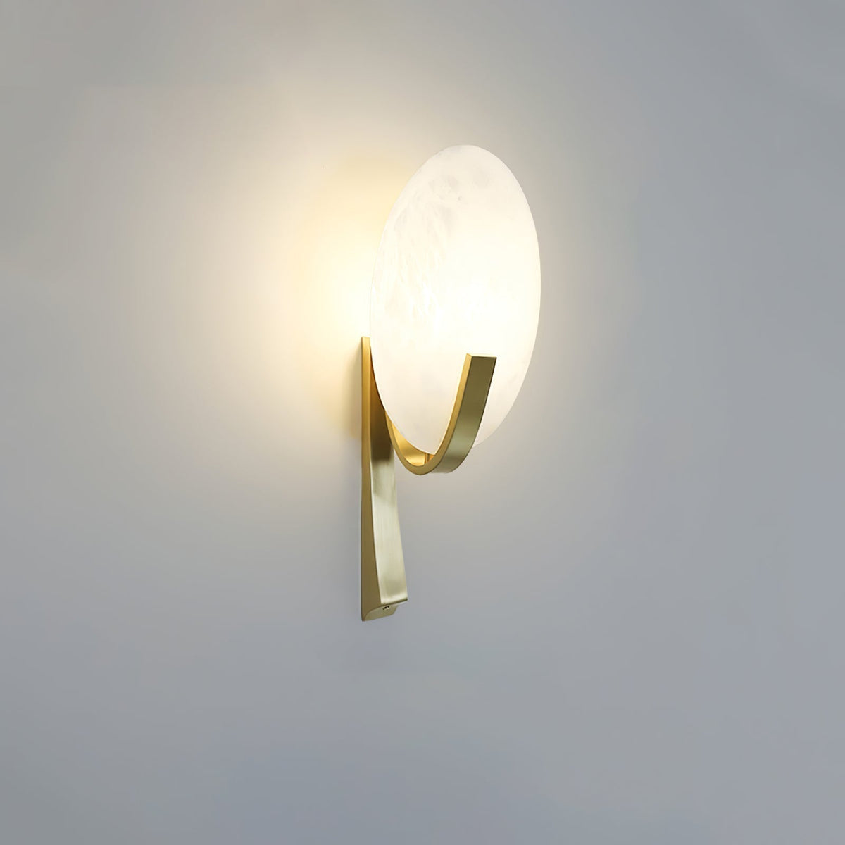 Avey aplique de pared moderno en alabastro con enchufe US