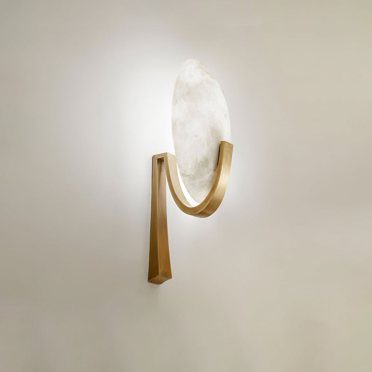 Avey aplique de pared moderno en alabastro con enchufe US