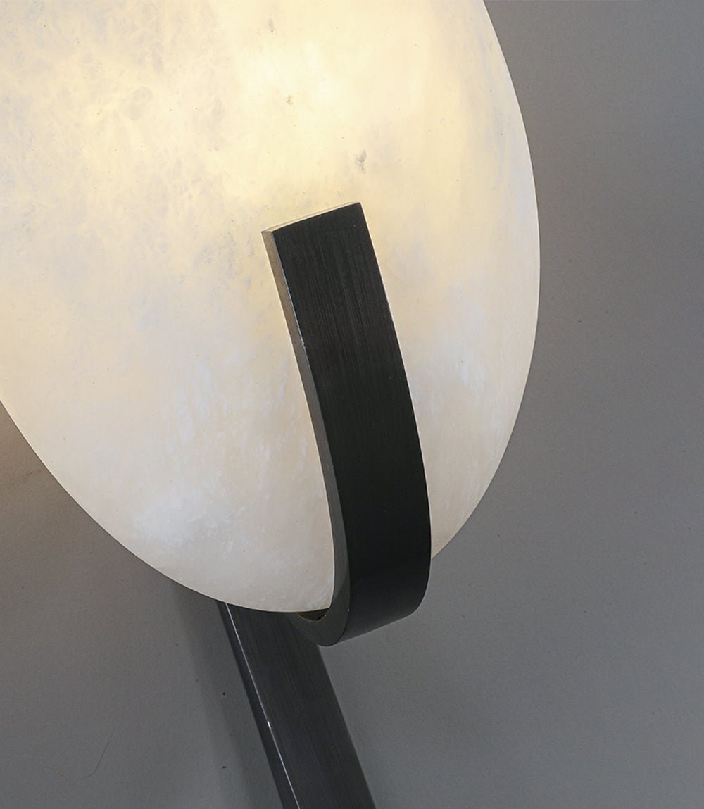 Avey aplique de pared moderno en alabastro con enchufe US