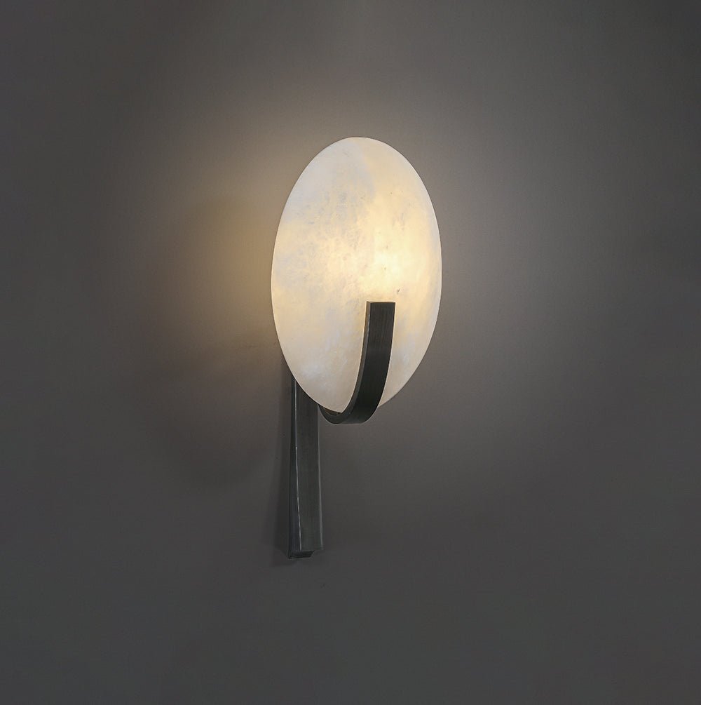 Avey aplique de pared moderno en alabastro con enchufe US