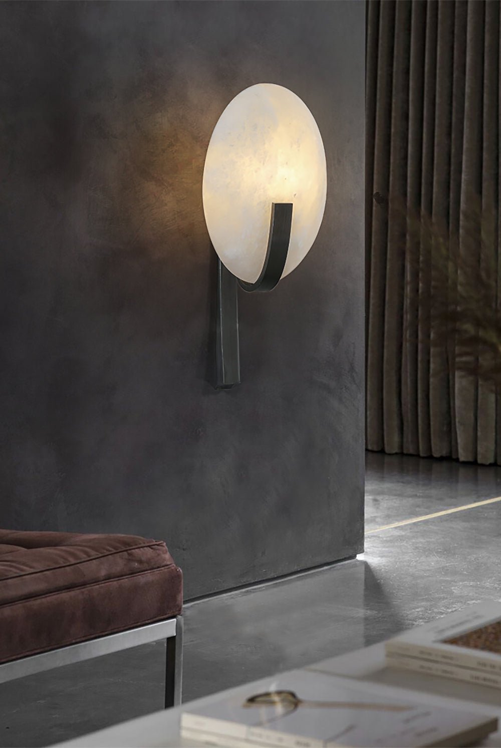 Nivaeria aplique de pared moderno en alabastro