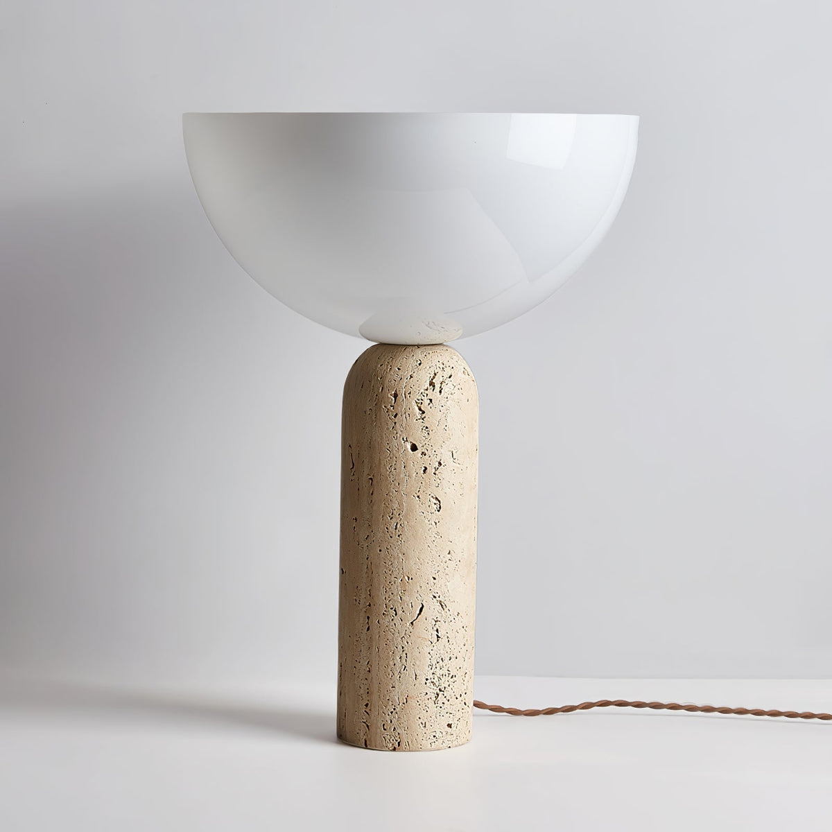 Tion travertino lámpara de mesa