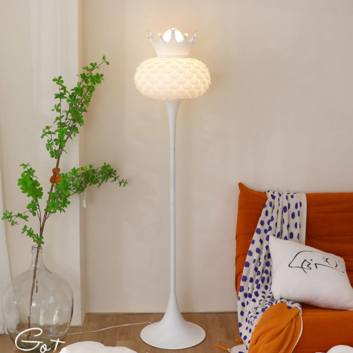 Regal lámpara de pie moderna en PVC