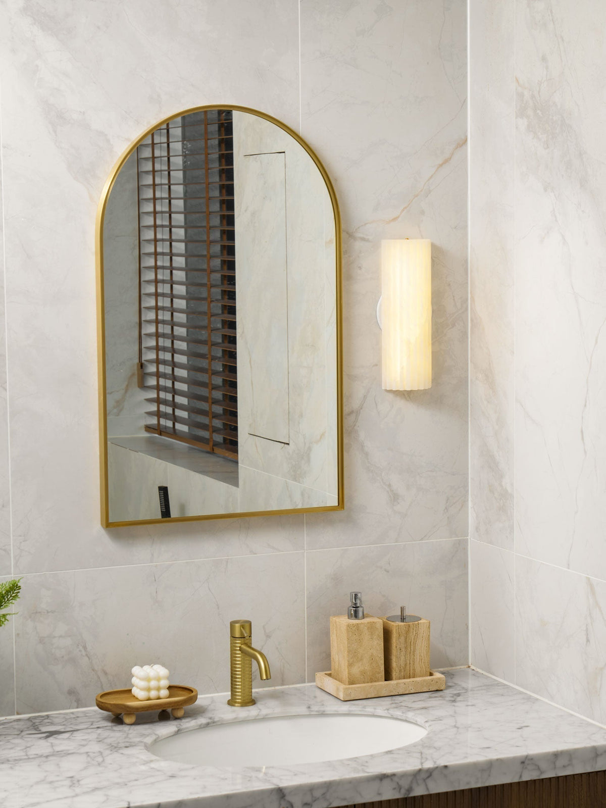 Orcarion Aplique de pared Alabastro Contemporáneo Naturaleza