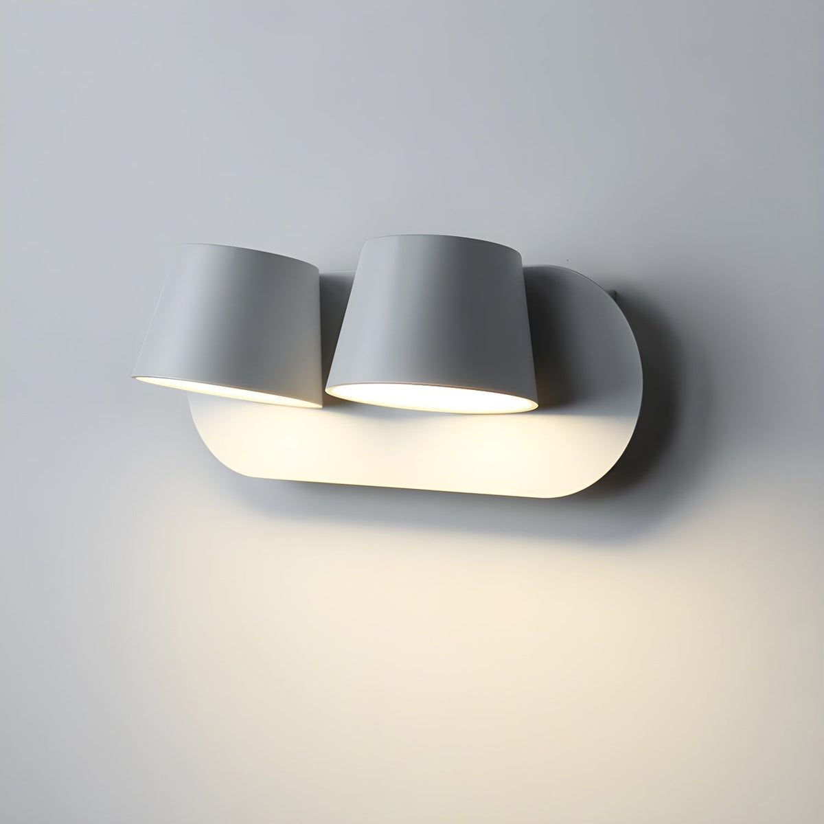 Aurlaeir aplique de pared regulable con enchufe enchufable