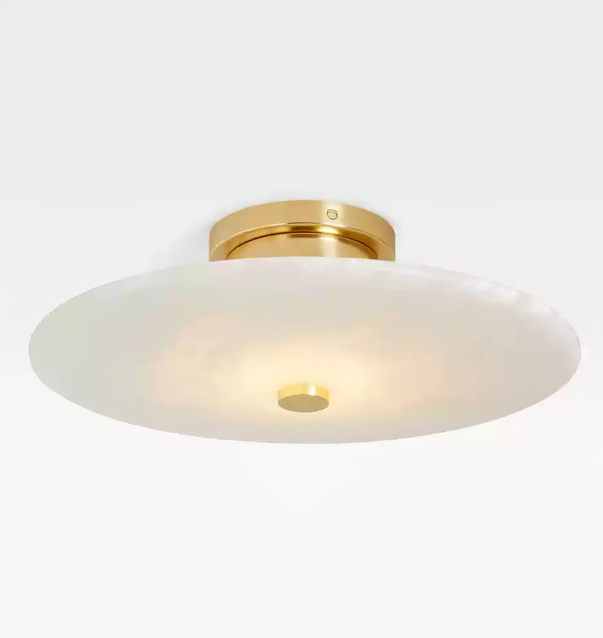 Ines aplique de pared Eterna moderno blanco alabastro