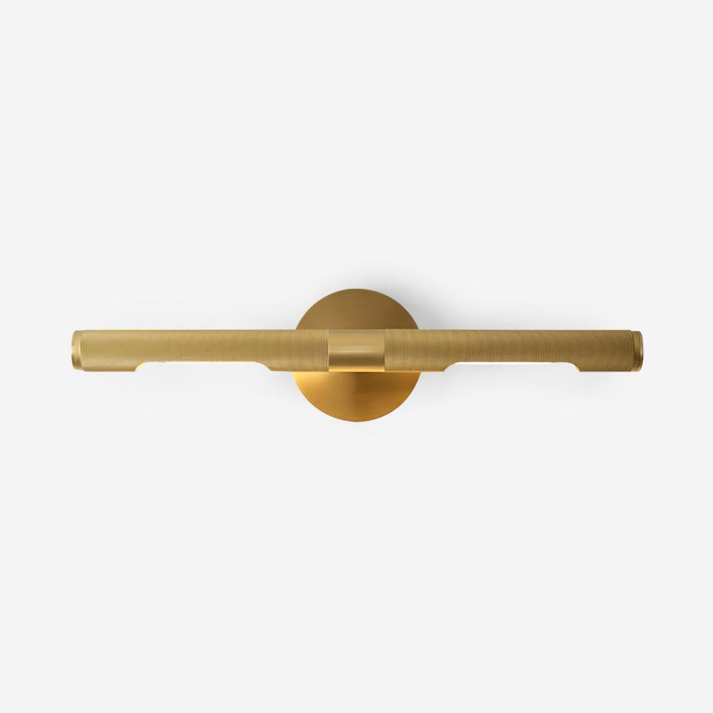 Sano aplique de pared moderno de latón LED