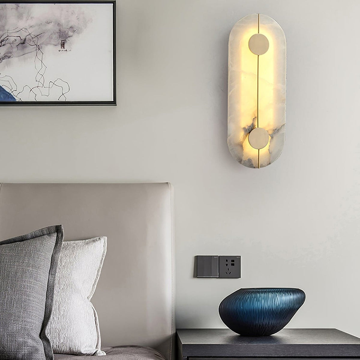 Aplique de pared Artístico Dolomite cobre estilo