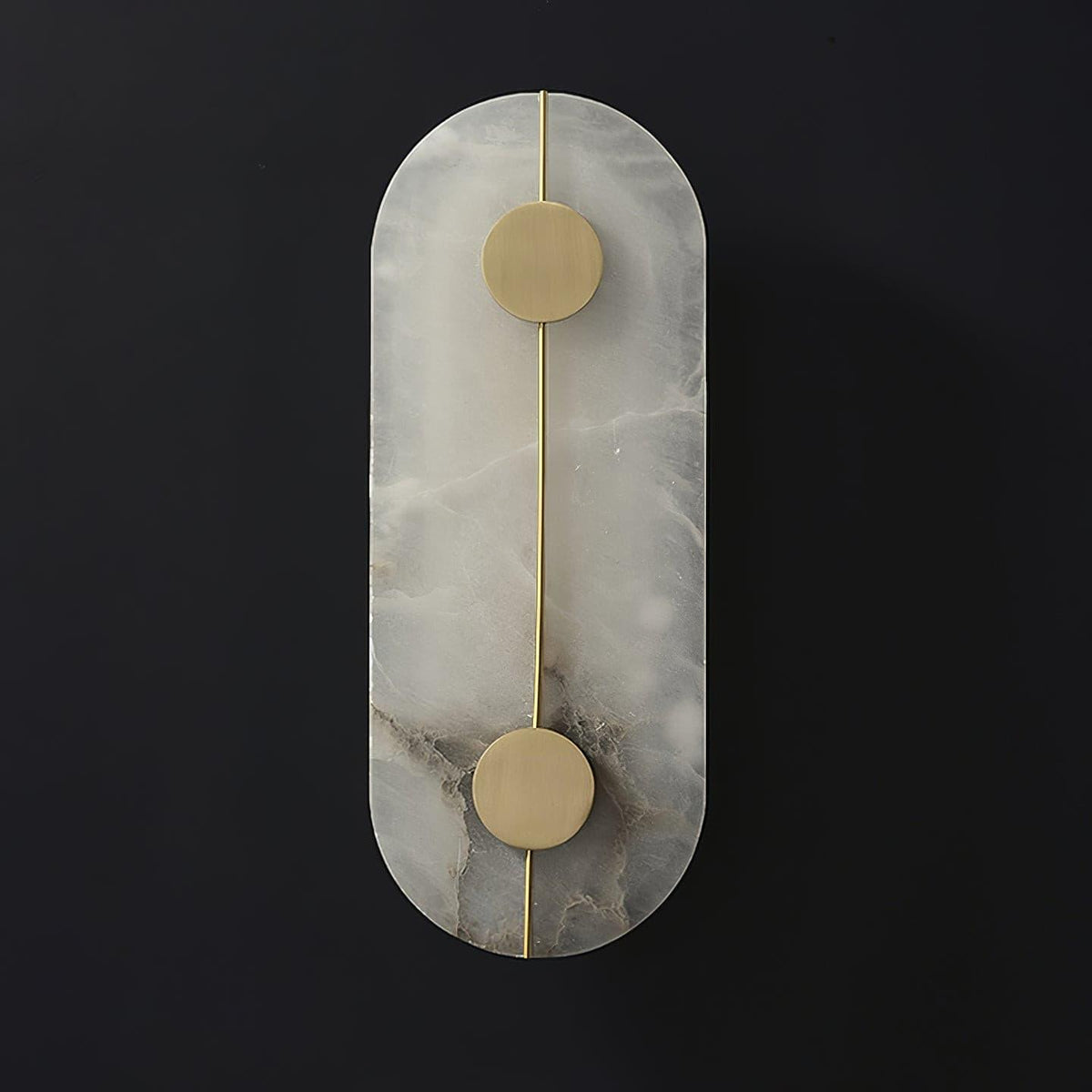 Citheira aplique de pared minimalista en alabastro