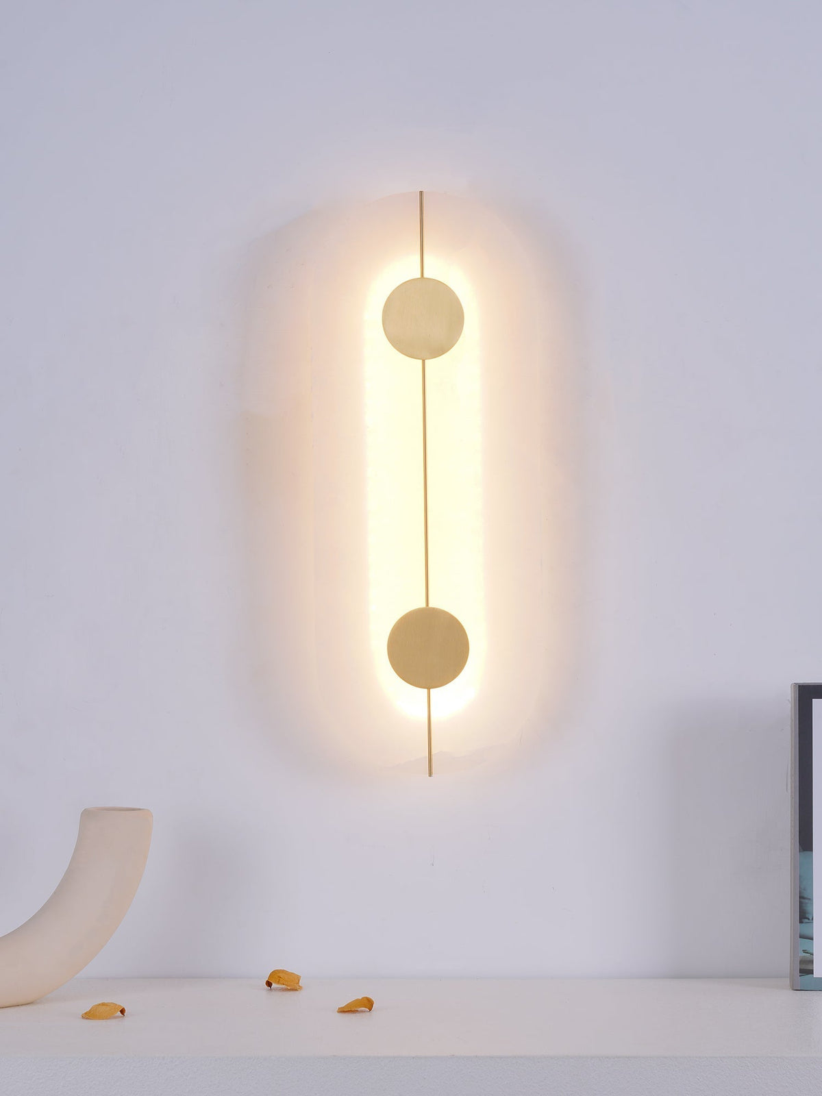 Aplique de pared Artístico Dolomite cobre estilo