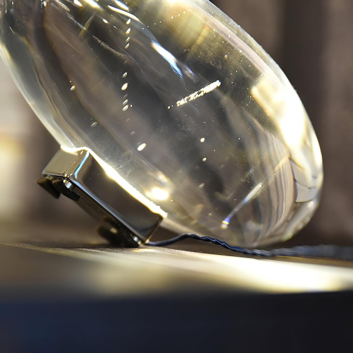 Solarece lámpara de mesa cristal minimalista