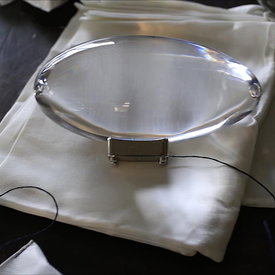 Solarece lámpara de mesa cristal minimalista