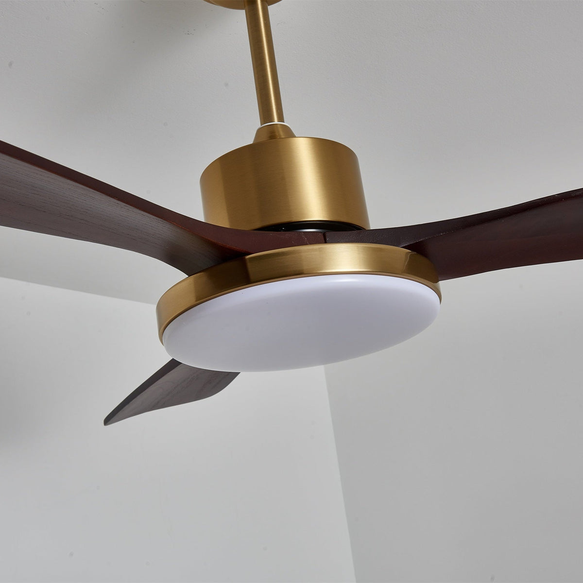 Xen ventilador de techo con luz moderno de madera