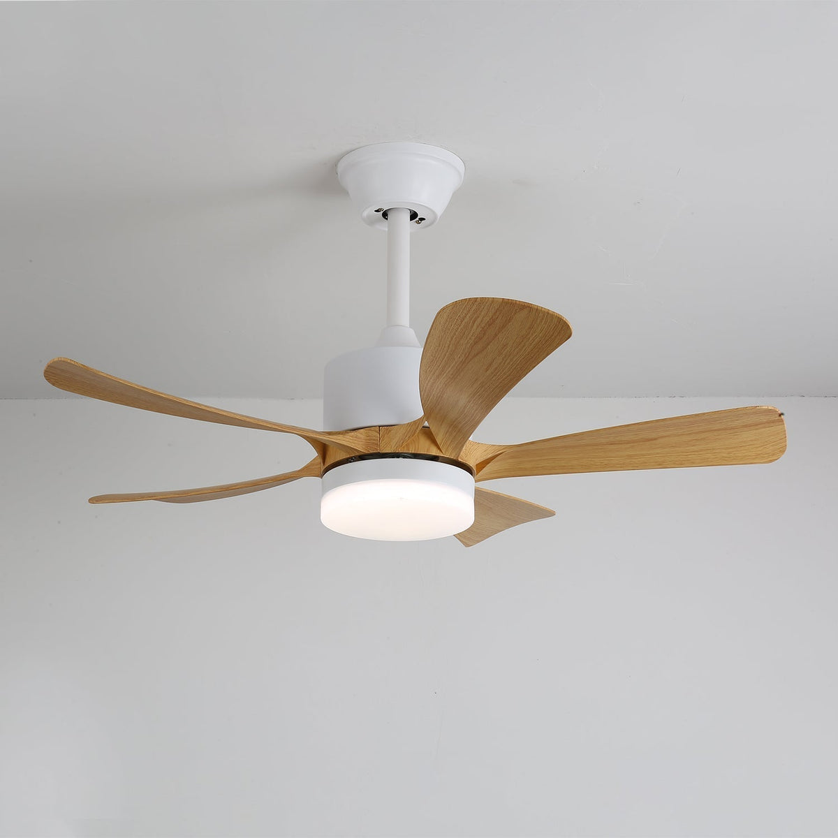 Sylven ventilador de techo con luz moderno de madera
