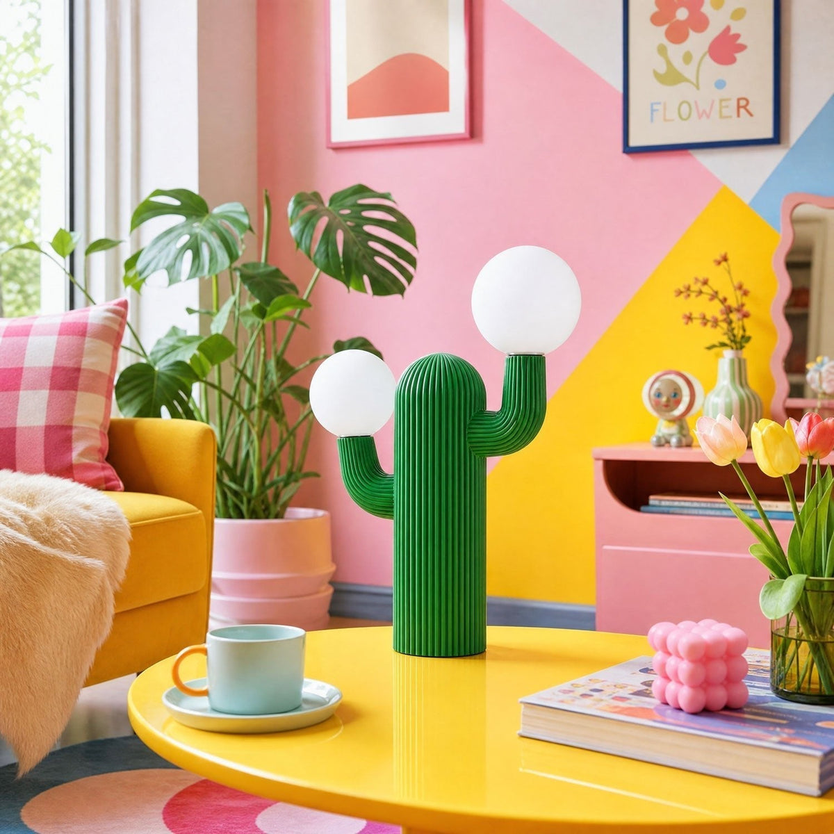 Lazlo lámpara de mesa Cactus