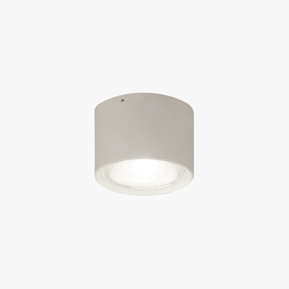 Muto Moderno Redondo Plafón Madera/Negro Metal/Acrílico Salón
