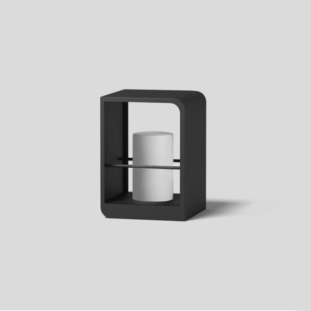 Ray Minimalista Rectangular Metal Acrílico Lámpara Exterior