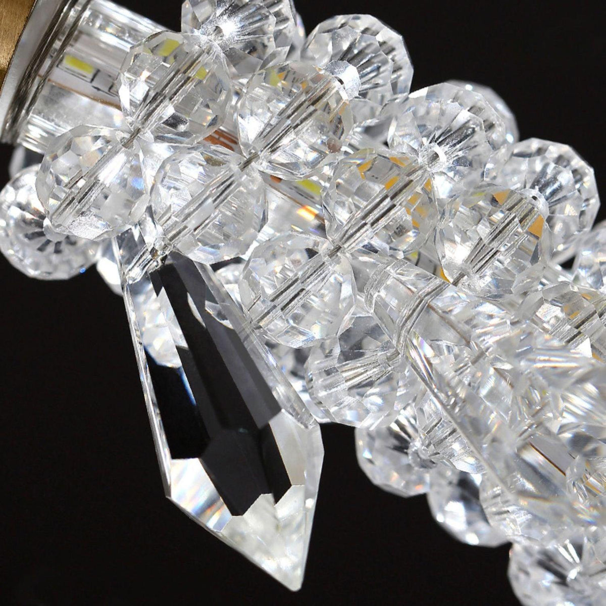 Lustre lámpara colgante elegante de cristal