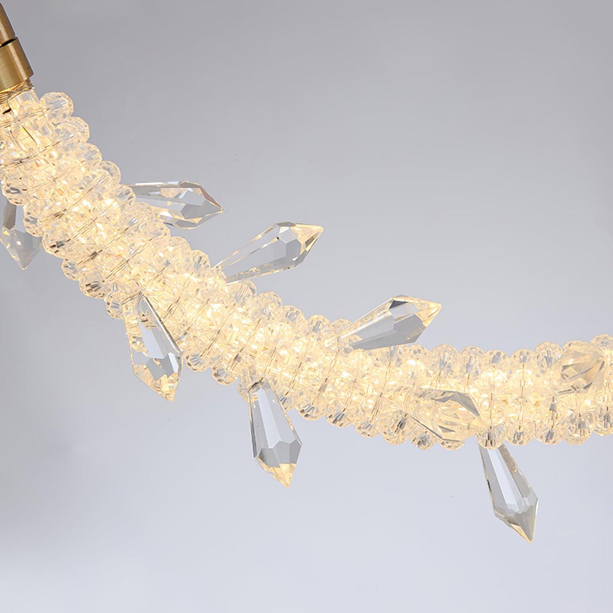 Lustre lámpara colgante elegante de cristal