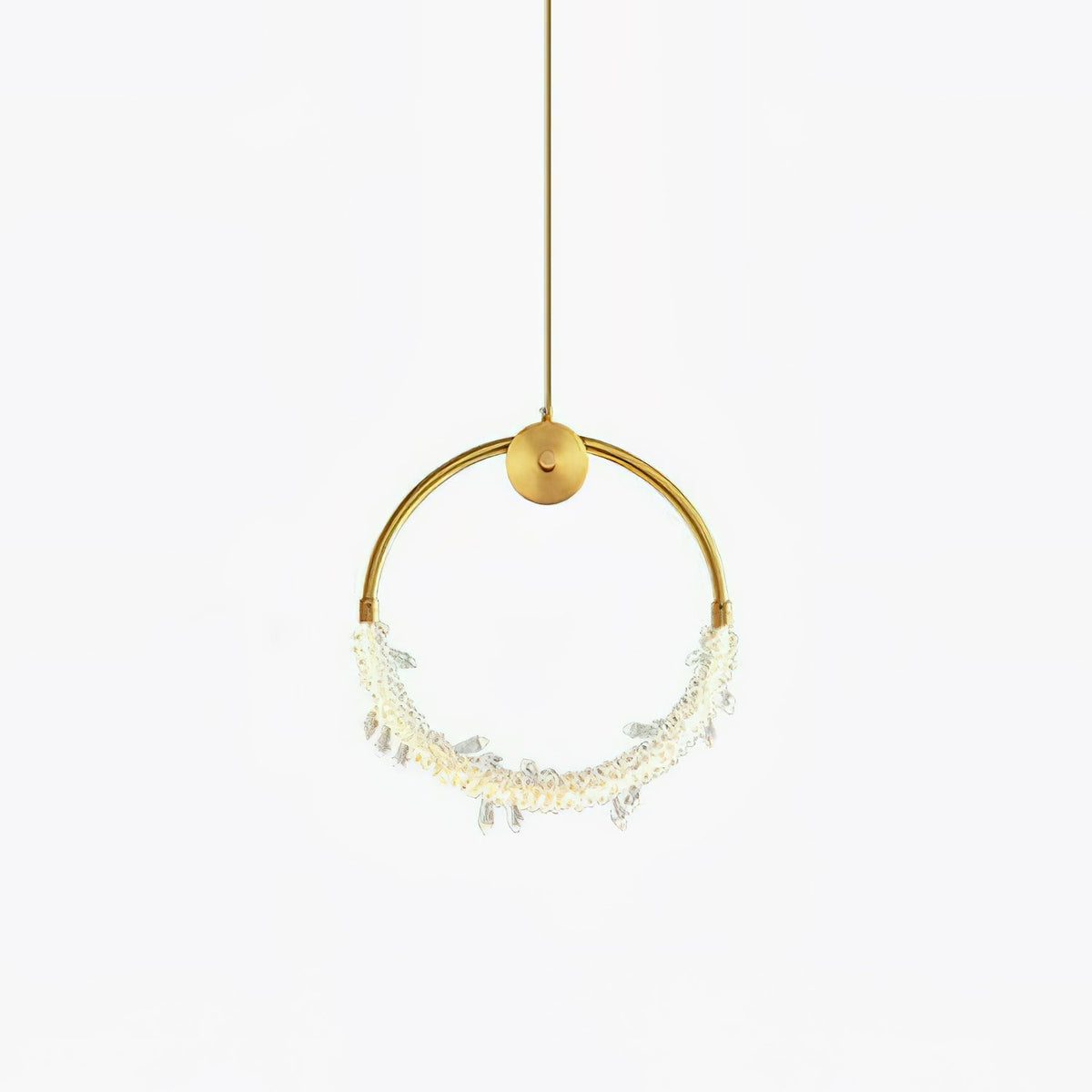 Lustre lámpara colgante elegante de cristal