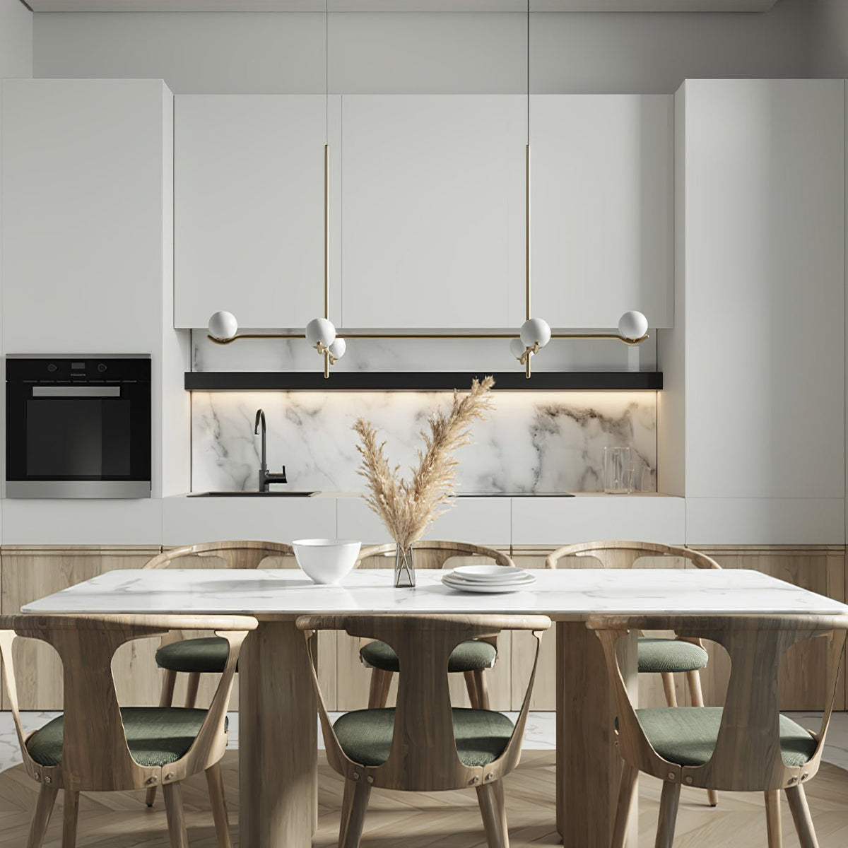Bora lámpara colgante minimalista de vidrio