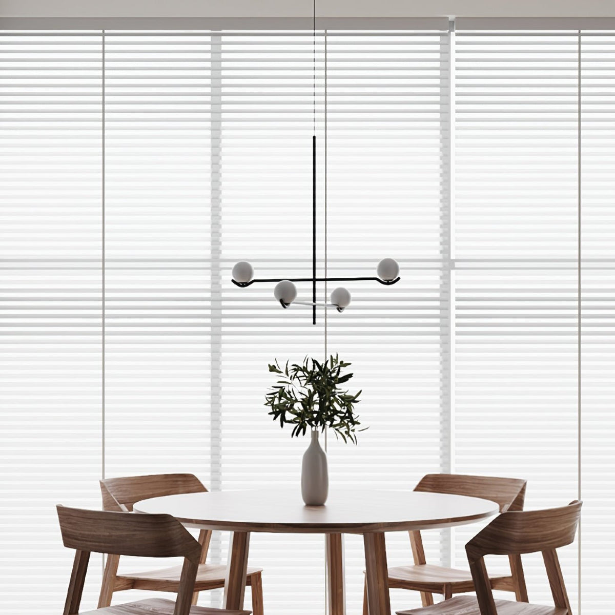 Bora lámpara colgante minimalista de vidrio