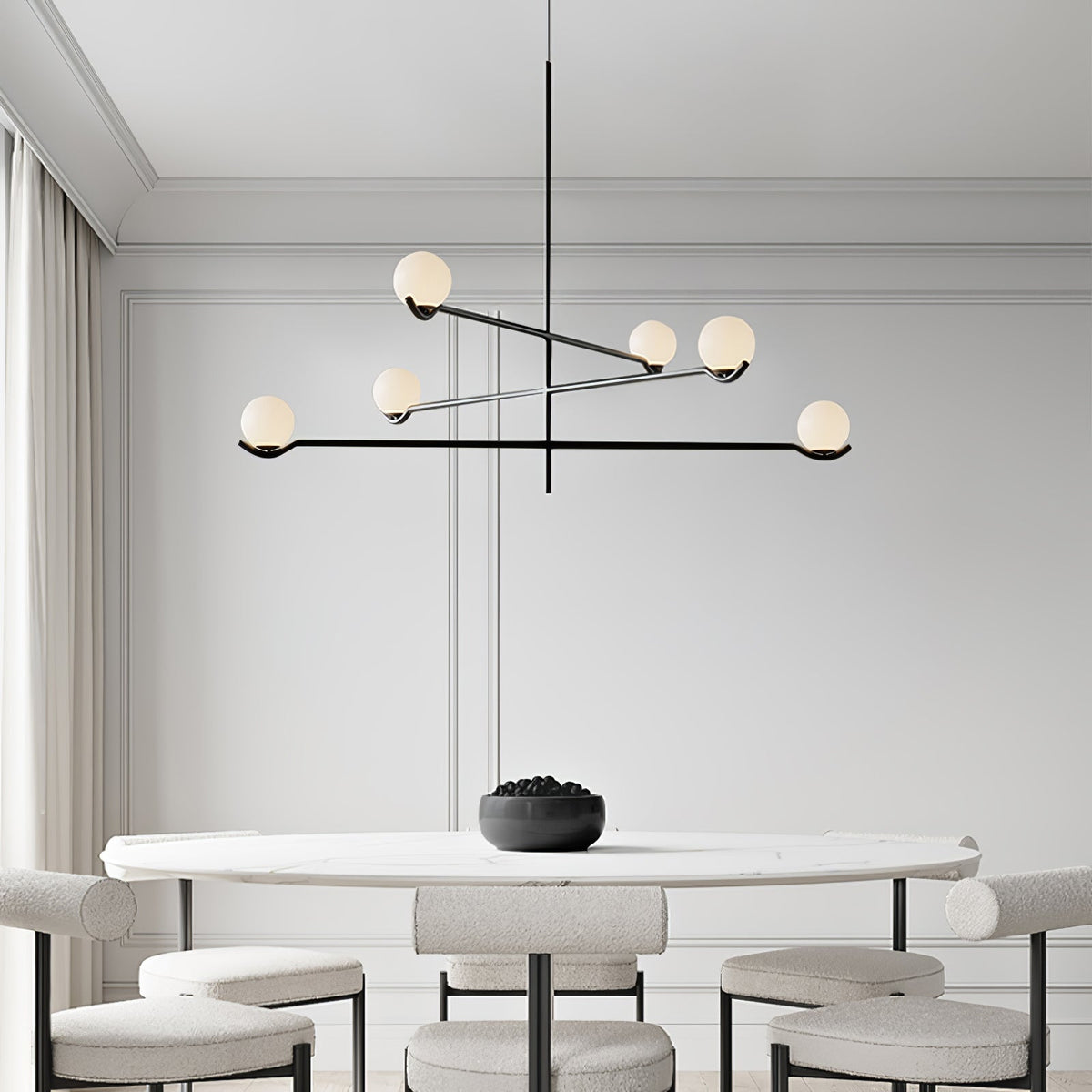 Bora lámpara colgante minimalista de vidrio