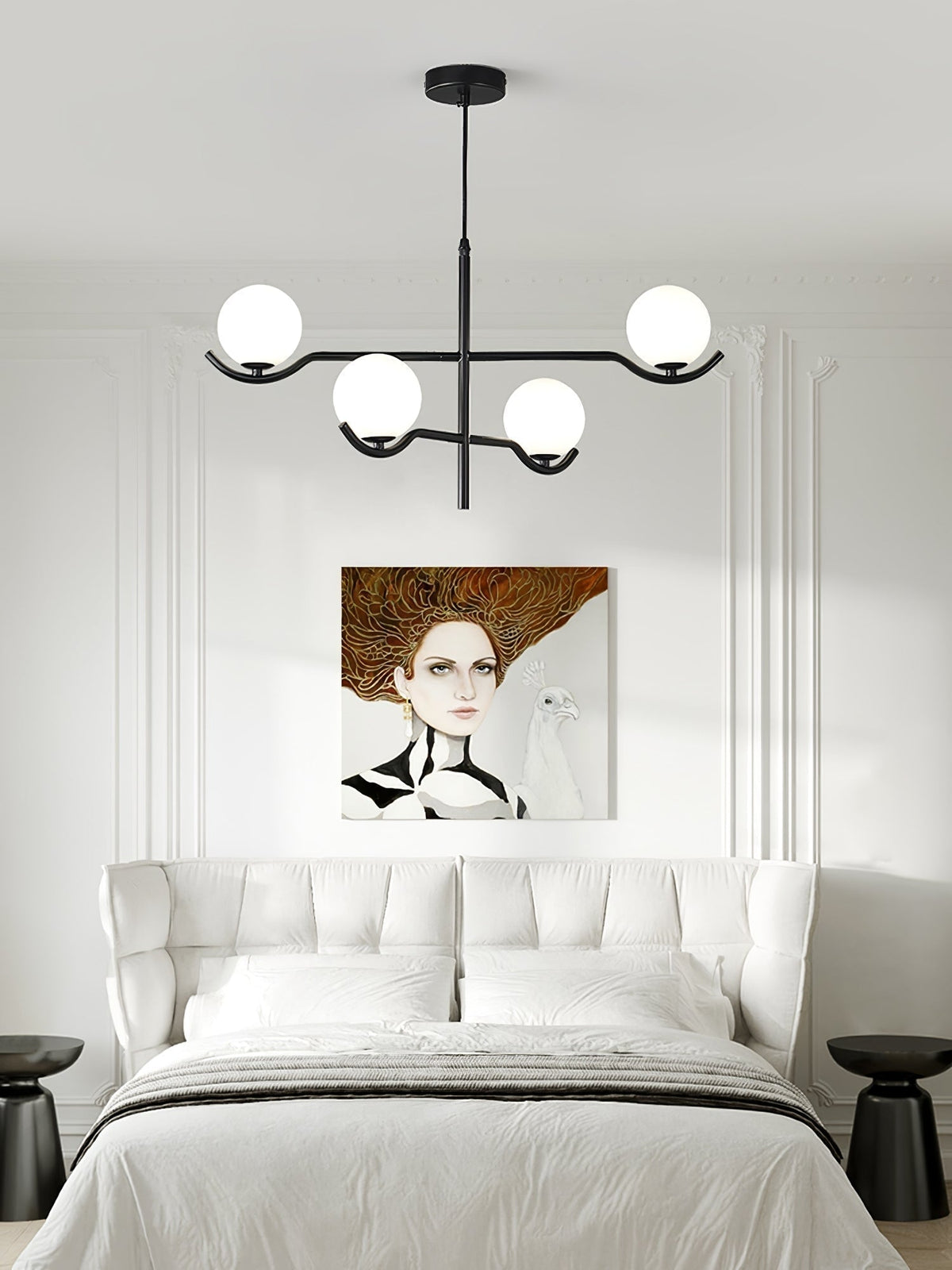 Bora lámpara colgante minimalista de vidrio