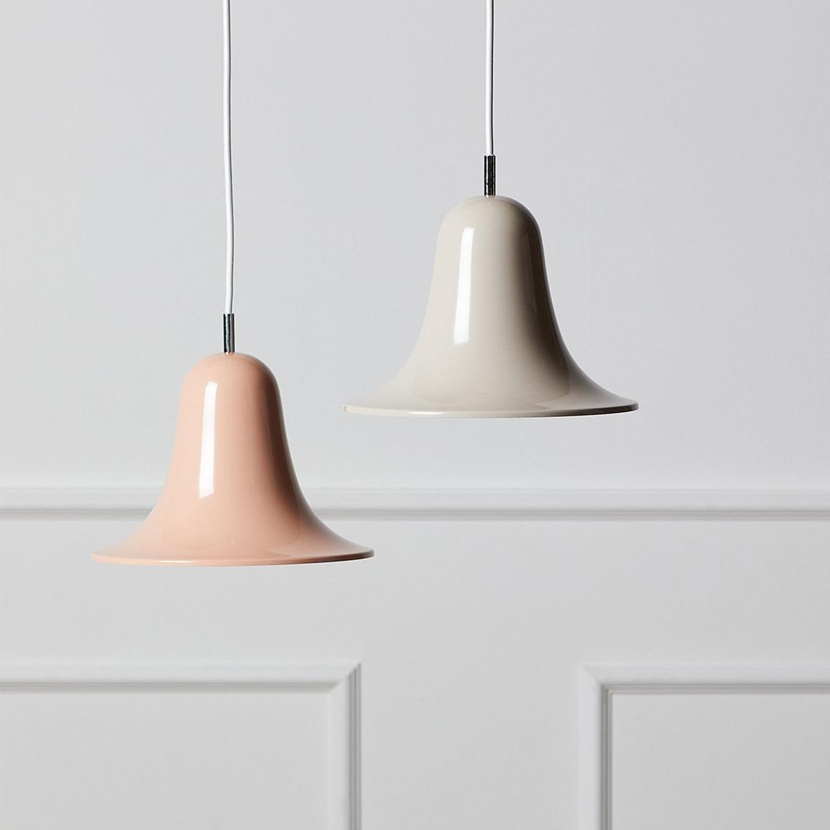 Nevin lámpara colgante minimalista con pantalla en forma de campana