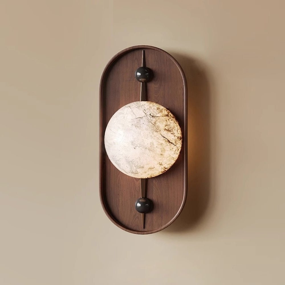 Bodhi aplique de pared en alabastro
