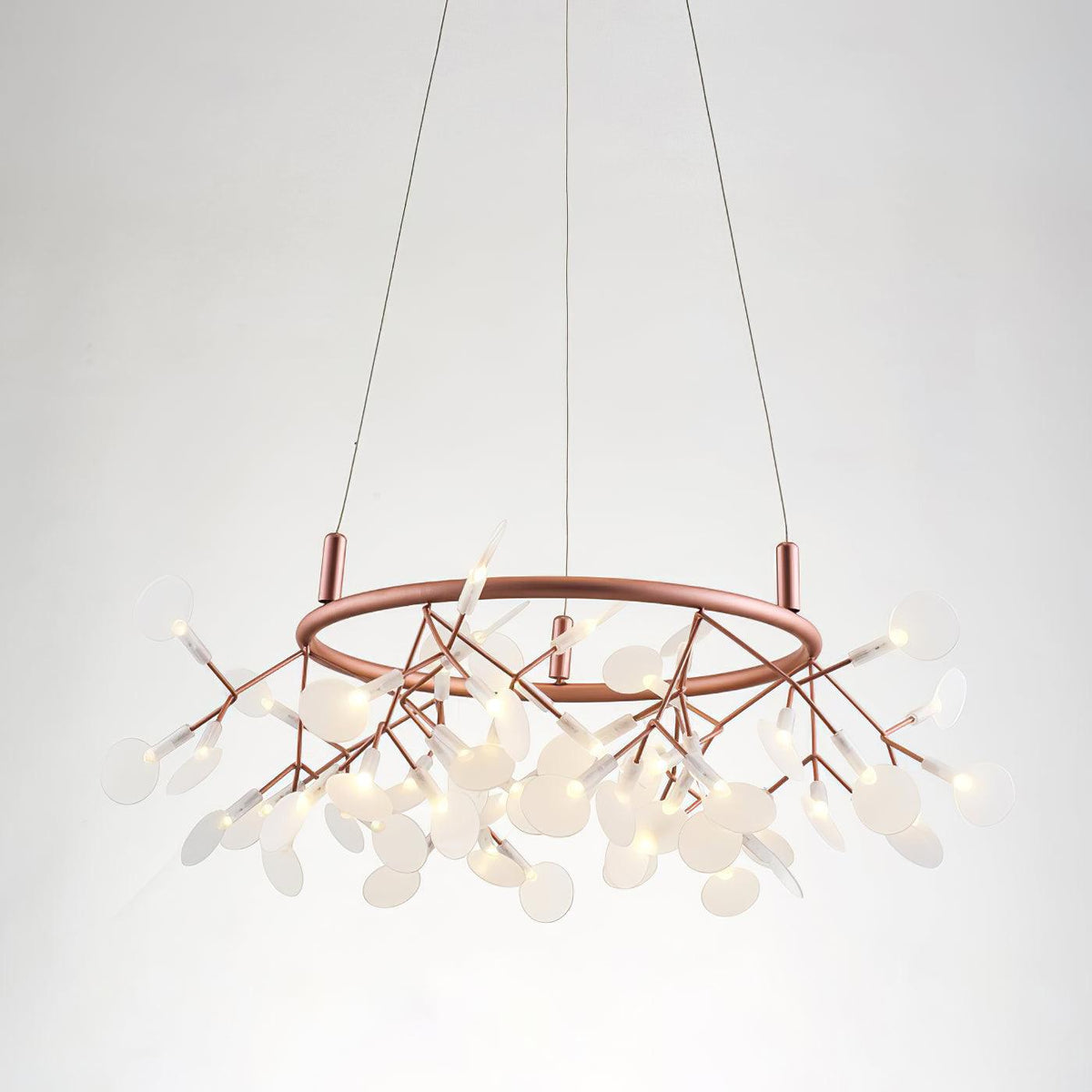 Muto Lámparas de araña Sputnik Art Deco Firefly Redondo Único Sala de Estar/Dormitorio