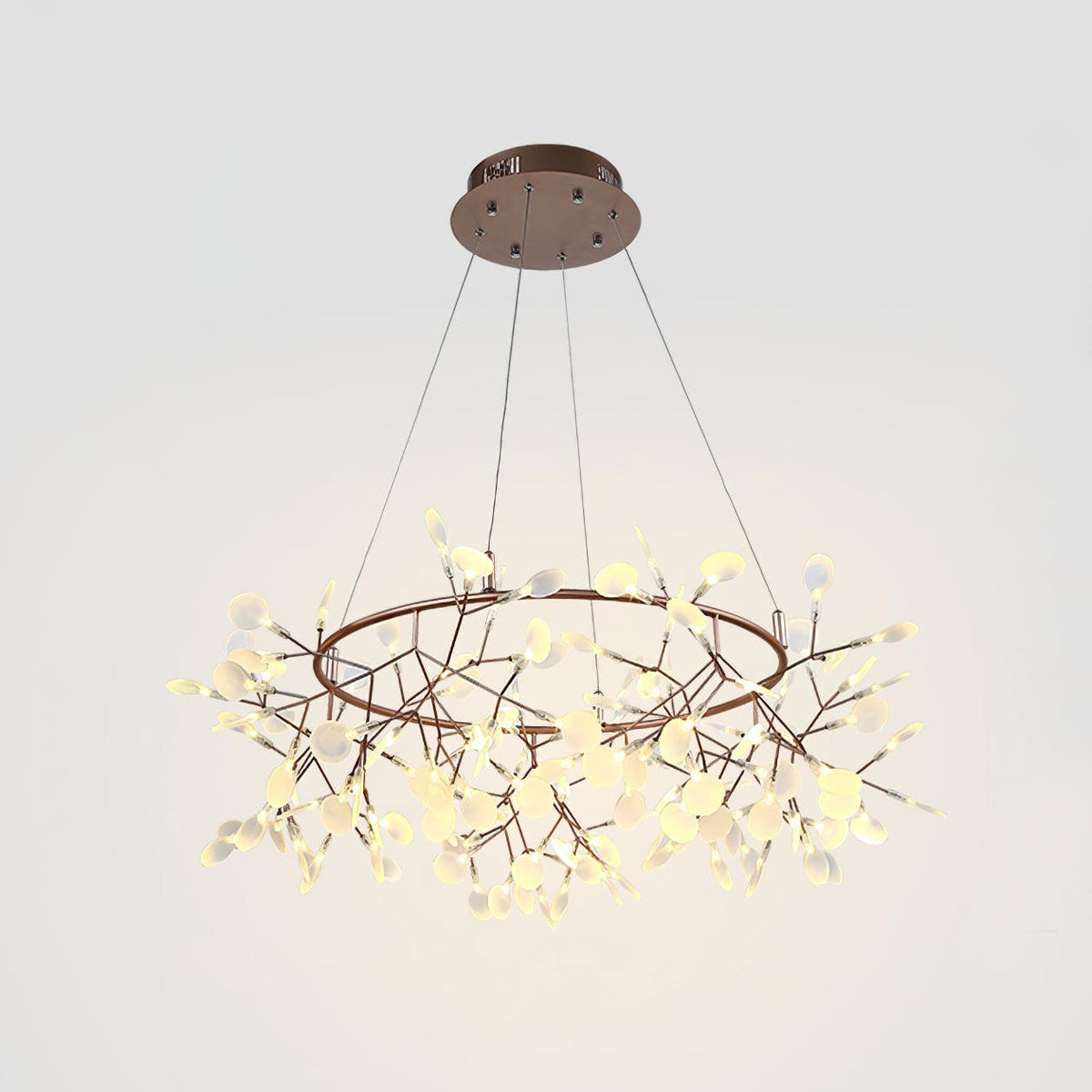 Muto Lámparas de araña Sputnik Art Deco Firefly Redondo Único Sala de Estar/Dormitorio