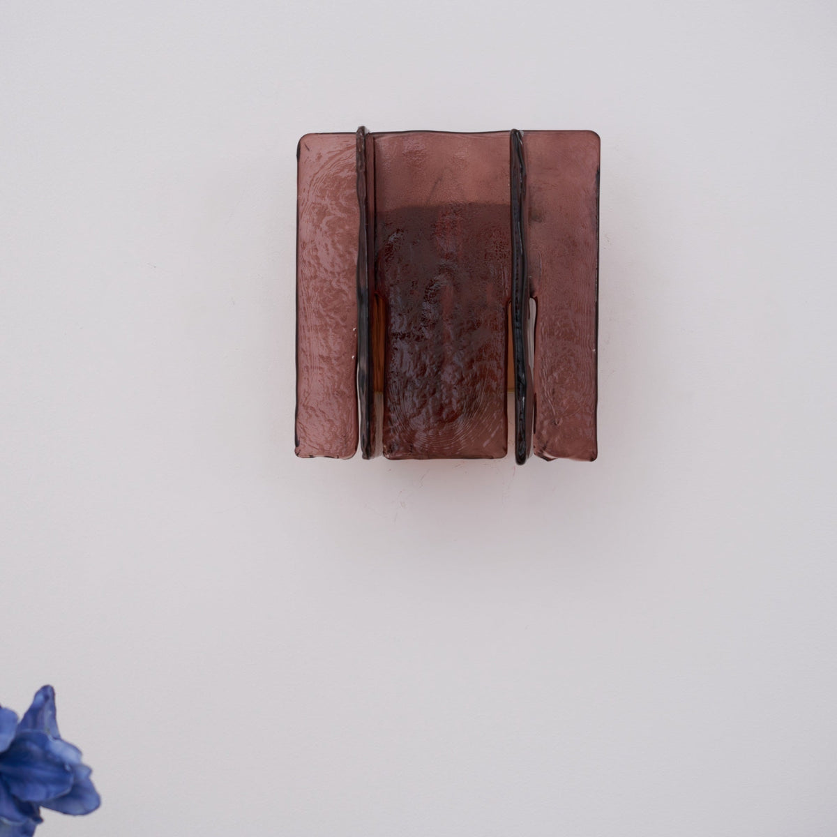 Solanic Aplique de Pared Vidrio Artístico Elegante