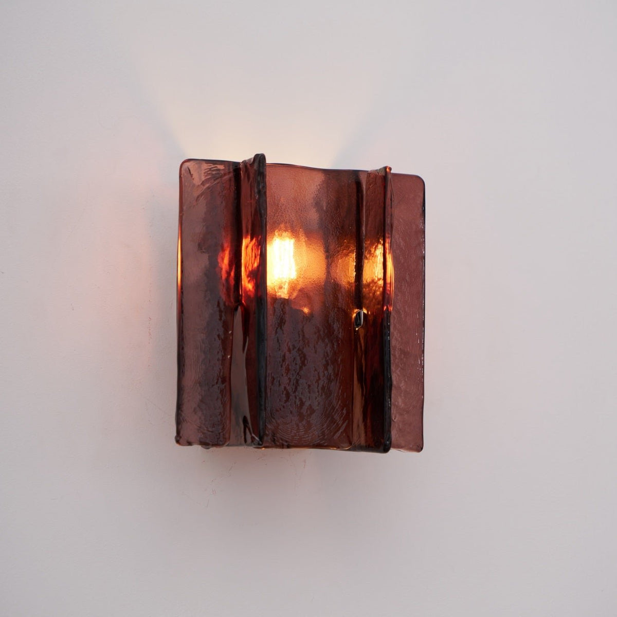 Solanic Aplique de Pared Vidrio Artístico Elegante