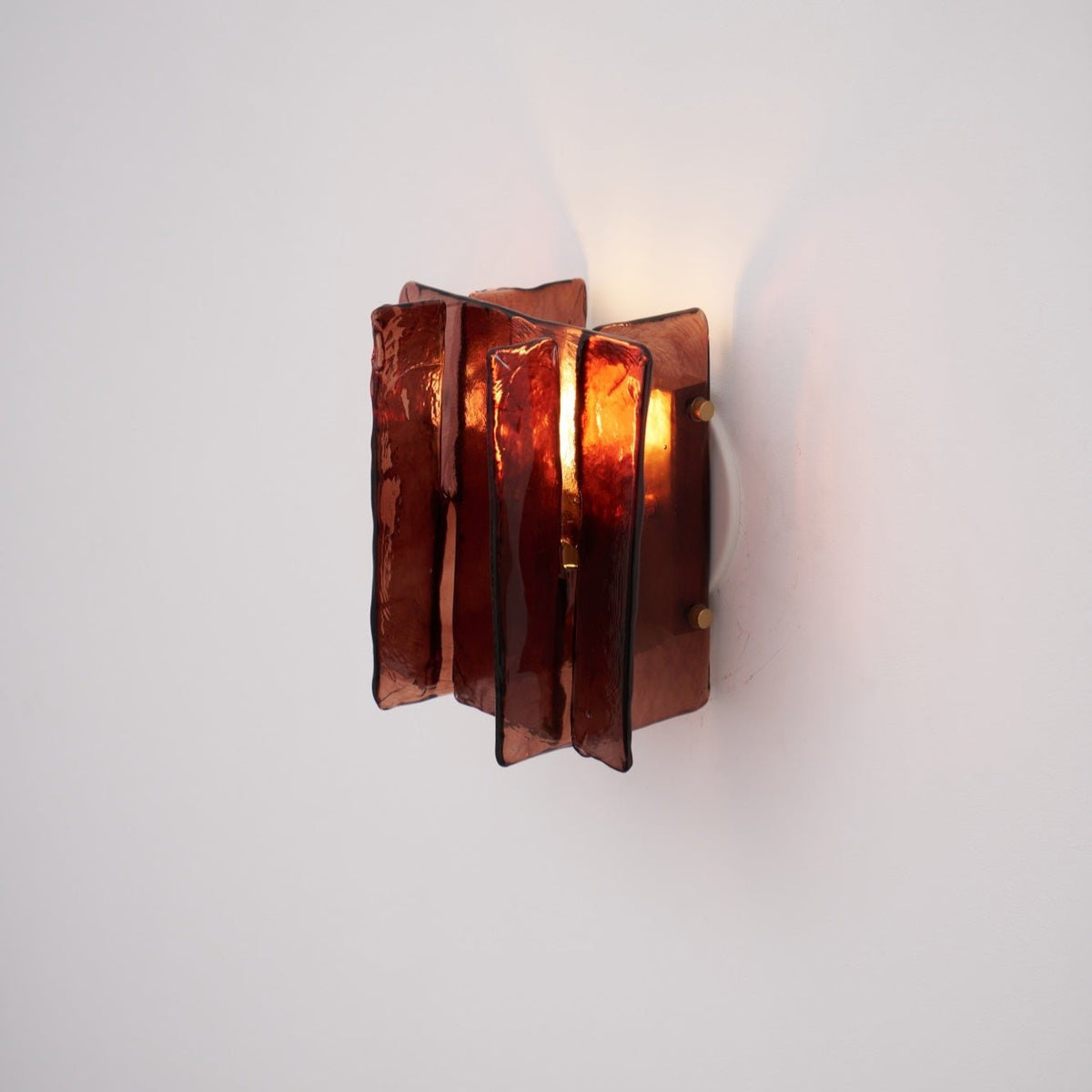 Solanic Aplique de Pared Vidrio Artístico Elegante